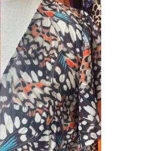 Anthropologie Pietrina Wrap Maxi Dress - BUTTERFLY